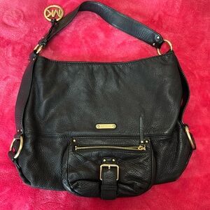 MICHAEL KORS Large Pebbled Leather Satchel Hobo Bag AUSTIN Handbag Shoulder